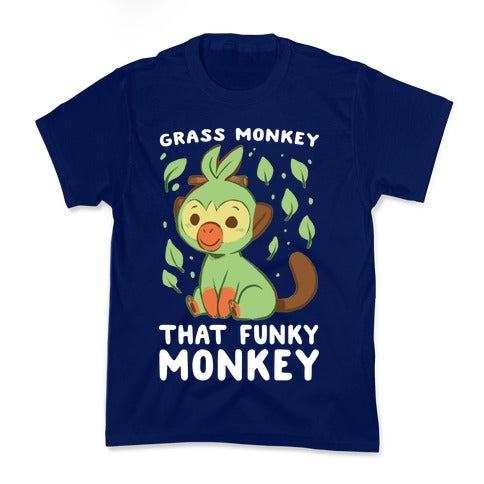 Grass Monkey, That Funky Monkey - Grookey Kid's Tee